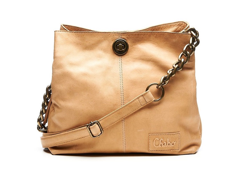 merk Moment Moedig aan Chabo dames tas Chain zand kleur | De Gouden Engel